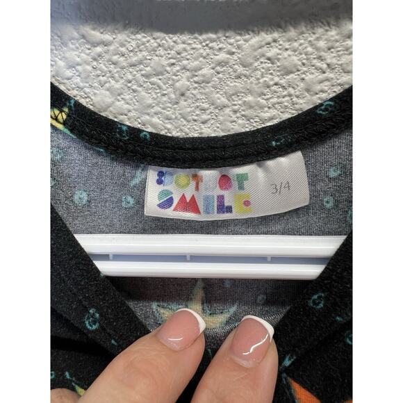 Dot Dot Smile Size 3-4 Super Hero Comic Book Costume Dress Multicolor Stars - Picture 2 of 5